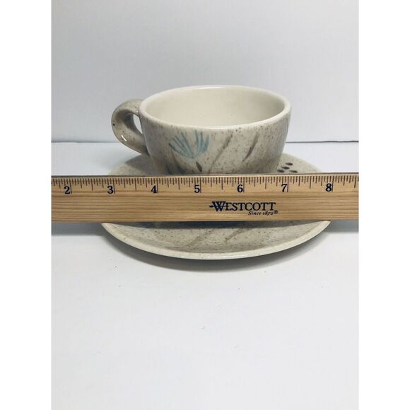 Red‎ Wing Pottery Bob White Quail  COFFEE CUP AND SAUCER - Picture 4 of 8